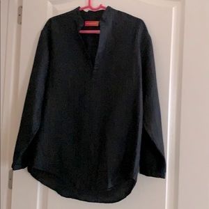 Black Pullover Blouse - Size M